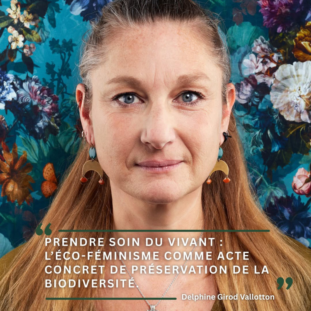 Voices of EquALLity: Visuel de Delphine Girod Vallotton, eco-feministe